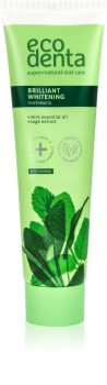 Ecodenta Green Brilliant Whitening dentifrice blanchissant pour une haleine fraîche