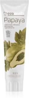 Ecodenta Cosmos Organic Papaya λευκαντική οδοντόκρεμα με φθόριο