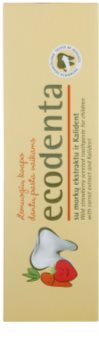 Ecodenta Kids Kids' Toothpaste with Wild Strawberry Flavour and Carrot Extract