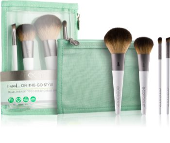 EcoTools On-The-Go Style sada štětců III. (na cesty)