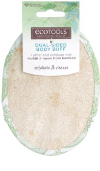 EcoTools Bath & Shower Dubbelzijdige Pelling Washandje
