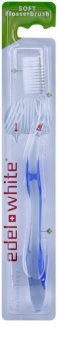 Edel+White Flosser Brush Toothbrush Soft