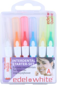 Edel+White Interdental Brushes 6 Stück Interdentalbürsten Mix