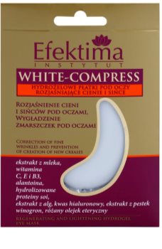 Efektima Institut White-Compress hidrogél maszk a szem körül a ráncok és a sötét karikák ellen