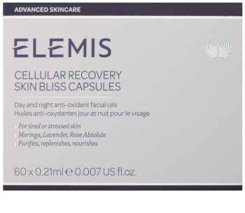 Elemis Advanced Skincare antyutleniający olejek do twarzy na dzień i nic w kapsułkach