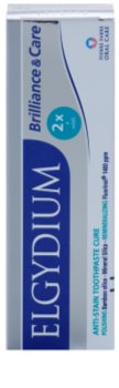 Elgydium Brilliance & Care bleichende Zahnpasta gegen Zahnschmelzflecken