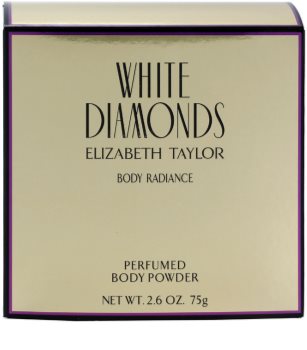 Elizabeth Taylor White Diamonds borotalco per donna 75 g
