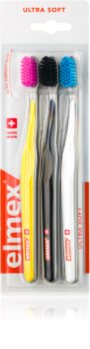 Elmex Swiss Made Toothbrushes, 3 pcs Ultra Soft