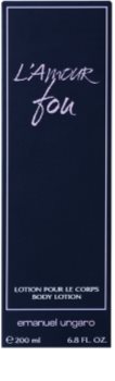 Emanuel Ungaro L'Amour Fou leite corporal para mulheres 200 ml