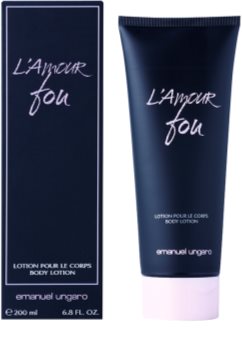 Emanuel Ungaro L'Amour Fou leite corporal para mulheres 200 ml