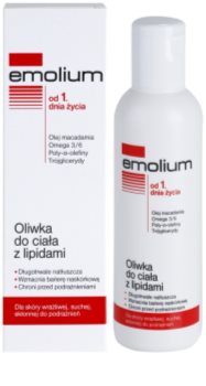 Emolium Body Care telový olej s lipidmi pre suchú a citlivú pokožku