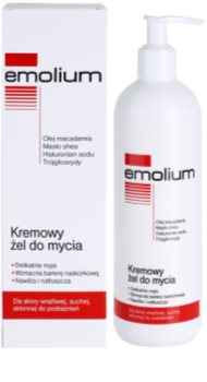 Emolium Wash & Bath kremasti gel za prhanje za suho in občutljivo kožo