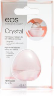 EOS Crystal Hibiscus Peach hydratační balzám na rty