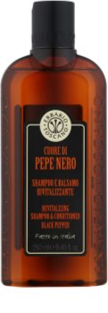 Erbario Toscano Black Pepper Shampoo und Conditioner 2 in 1 für Herren