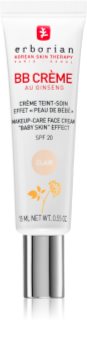 Erborian BB Cream tonizáló krém a bőr tökéletes külalakjáért SPF 20 kis csomagolás
