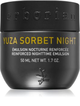Erborian Yuza Sorbet lahka nočna emulzija za učvrstitev obraza