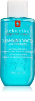 Erborian 7 Herbs Cleansing Water micellás víz normál és száraz, érzékeny bőrre 3 az 1-ben