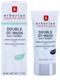 Erborian Detox Double DT-Mask 7 Herbs jemný exfoliační krém 2 v 1