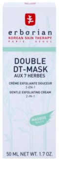 Erborian Detox Double DT-Mask 7 Herbs jemný exfoliační krém 2 v 1