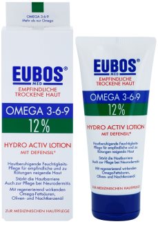 Eubos Sensitive Dry Skin Omega 3-6-9 12% balzam za telo za krepitev kožne pregrade z dolgotrajnim vlažilnim učinkom