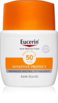 Eucerin Sun Sensitive Protect fluido protector matificante para rostro SPF 50+
