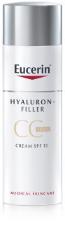 Eucerin Hyaluron-Filler crema CC contra arrugas marcadas SPF 15