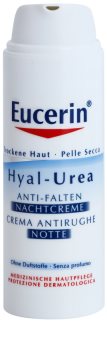 Eucerin Hyal-Urea nočna krema proti gubam za suho in atopično kožo