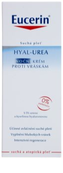 Eucerin Hyal-Urea nočna krema proti gubam za suho in atopično kožo
