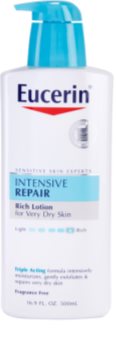 Eucerin Intensive Repair leite corporal nutritivo para pele muito seca