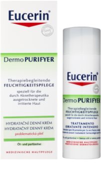 Eucerin Dermo Purifyer denní hydratační krém pro problematickou pleť, akné