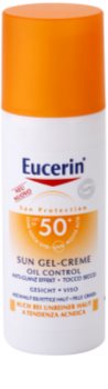 Eucerin Sun crema-gel cu efect de protectie a fetei SPF 50+