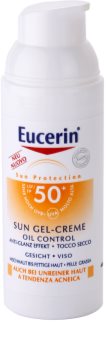 Eucerin Sun crema-gel cu efect de protectie a fetei SPF 50+