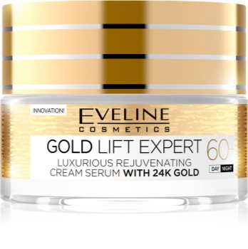 Eveline Cosmetics Gold Lift Expert dnevna in nočna krema 60+ s pomlajevalnim učinkom