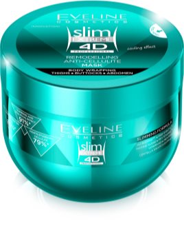 Eveline Cosmetics Slim Extreme testmaszk cellulitisz ellen hűsítő hatással