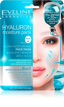 Eveline Cosmetics Hyaluron Moisture Pack hydratačná látková maska