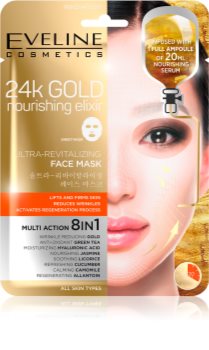 Eveline Cosmetics 24k Gold Nourishing Elixir lifting maska