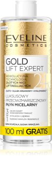 Eveline Cosmetics Gold Lift Expert čistilna micelarna voda za zrelo kožo