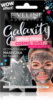 Eveline Cosmetics Galaxity Glitter Mask maschera detergente con glitter