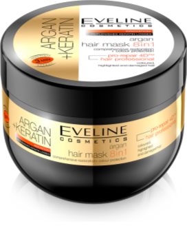 Eveline Cosmetics Argan + Keratin maska do włosów 8 w 1