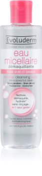 Evoluderm Micellar Water eau micellaire nettoyante pour peaux sèches à sensibles
