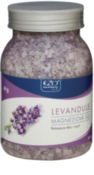 EZO Lavender magnéziová sůl do koupele k relaxaci těla a mysli