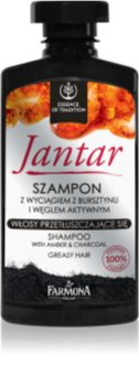 Farmona Jantar szampon z węglem aktywnym do włosów przetłuszczających