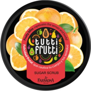 Farmona Tutti Frutti Grapefruit peeling corporal com açúcar