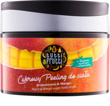 Farmona Tutti Frutti Peach & Mango cukros test peeling