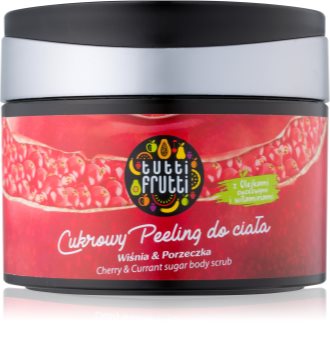 Farmona Tutti Frutti Cherry & Currant sladkorni piling za telo