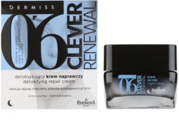 Farmona Dermiss Renewal crème de nuit détoxifiante pour restaurer la surface de la peau