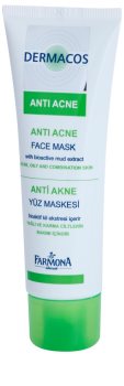 Farmona Dermacos Anti-Acne máscara facial com caolim