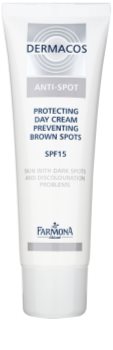 Farmona Dermacos Anti-Spot zaščitna dnevna krema za preprečevanje pigmentnih madežev SPF 15