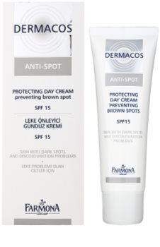 Farmona Dermacos Anti-Spot zaščitna dnevna krema za preprečevanje pigmentnih madežev SPF 15