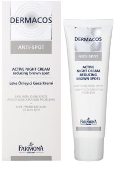 Farmona Dermacos Anti-Spot crème de nuit active pour réduire les taches pigmentaires
